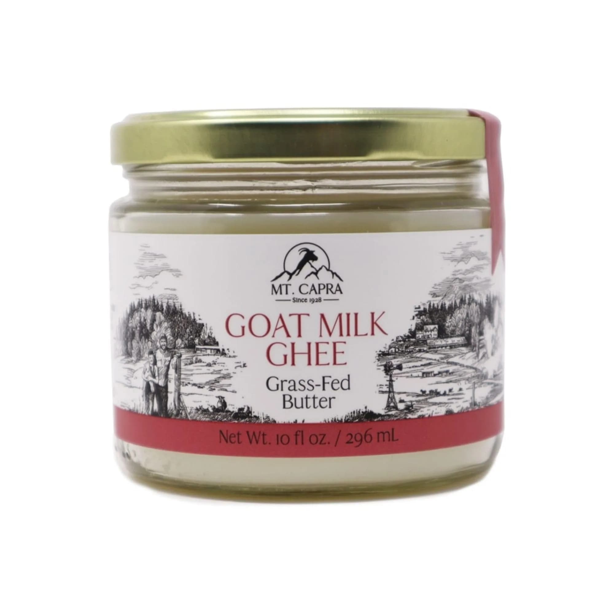 Mt. Capra Goat Milk Ghee | Unsalted, Pasture Raised | 10 fl oz — 10.01 Fl Oz