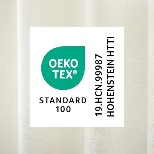 TOWN & COUNTRY EVERYDAY Lustre Solid Heavyweight Textured Sateen Indoor Curtains, Room Darkening, Grommet Top, Energy Efficient, 2-Pack, 52"x96", Vanilla thumbnail 7