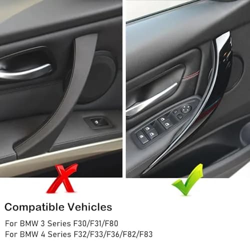 Jaronx Beige Left Front Door Handle Replacement for BMW 3 Series 4 Series (1 Piece) thumbnail 2