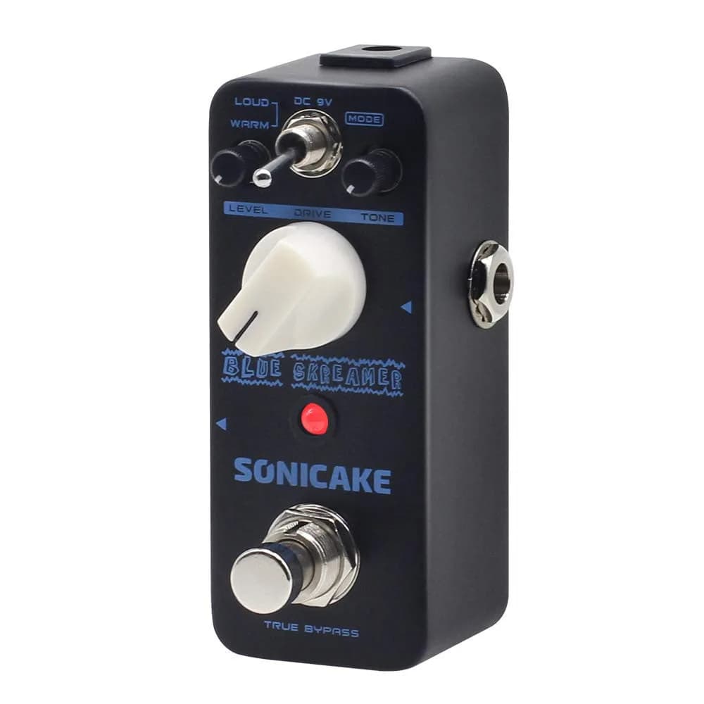 SONICAKE Blue Skreamer Overdrive Pedal | Vintage Dumble Blues Analog Guitar Effects Pedal (9V DC) - main product image