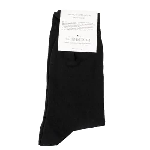 ZAKIRA Dress Socks in Black | Combed Cotton Comfort & Classic Style (7-12 US) thumbnail 7