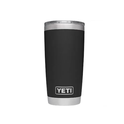 YETI Rambler 20 oz Tumbler Stainless Steel Vacuum Insulated with MagSlider Lid Black | 591ml (20 oz) Tumbler thumbnail 1