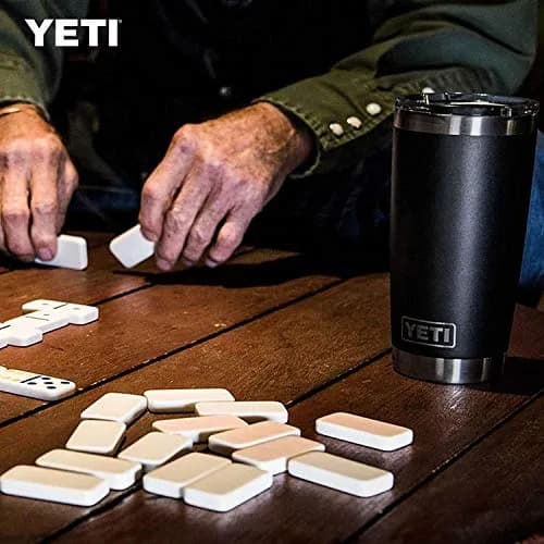YETI Rambler 20 oz Tumbler Stainless Steel Vacuum Insulated with MagSlider Lid Black | 591ml (20 oz) Tumbler thumbnail 7
