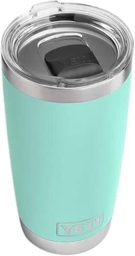YETI Rambler 20 oz Tumbler with MagSlider Lid, Seafoam | 591ml (20 oz) Stainless Steel Insulated Cup thumbnail 3