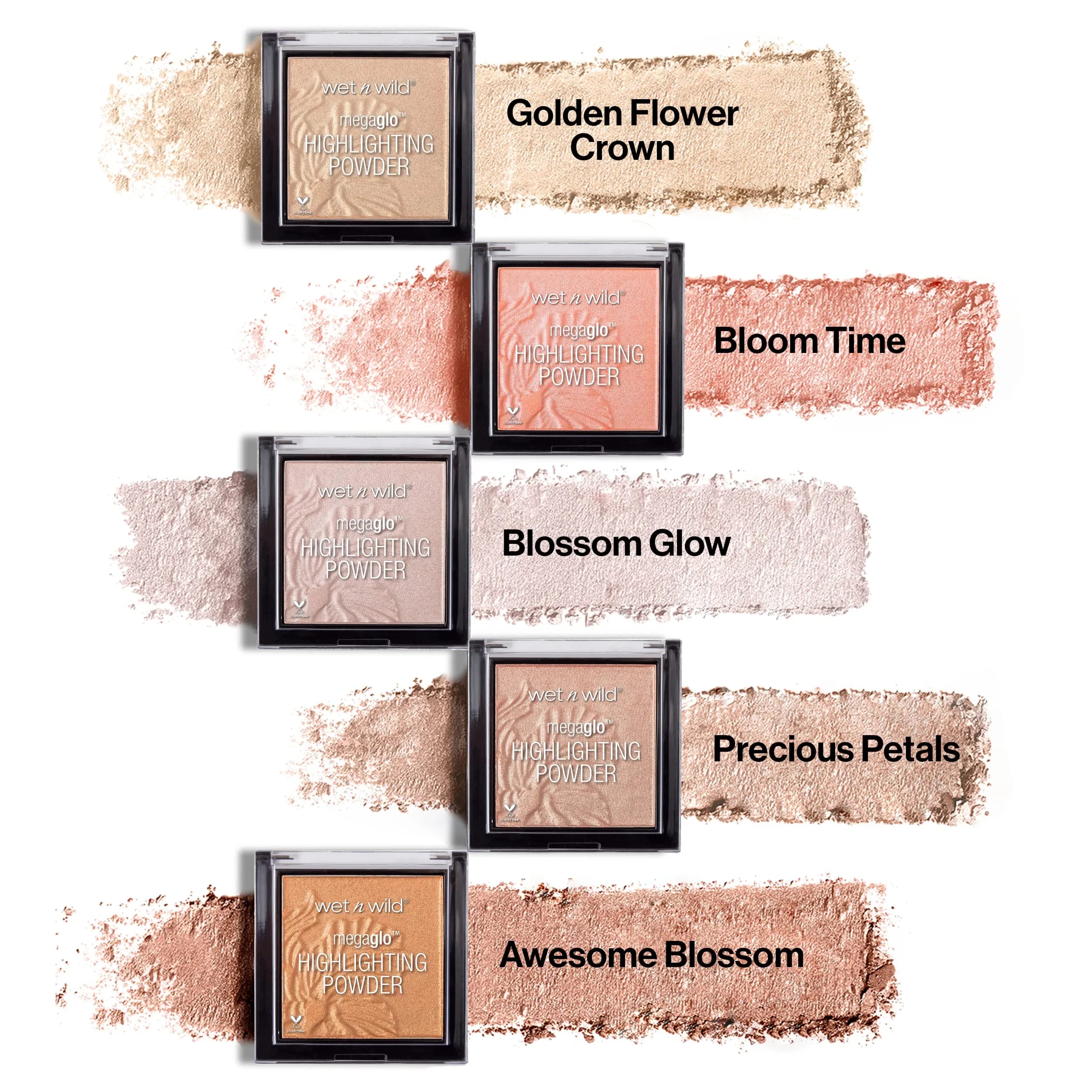 wet n wild MegaGlo Highlighting Powder Golden Flower Crown 5.3g (0.19 Oz) | Shimmering Glow for Cheekbones - view 7