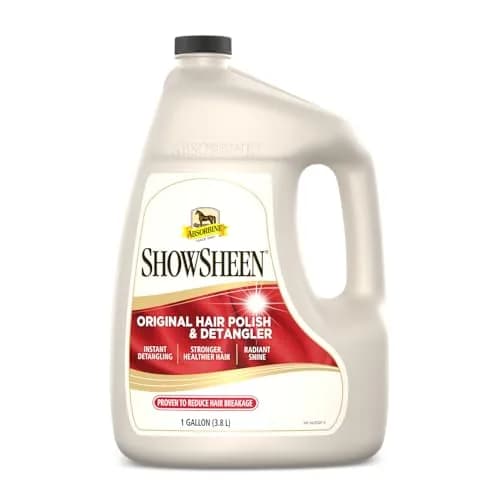 Absorbine ShowSheen Hair Polish & Detangler 946ml (32 fl oz) | World's Top Selling Equine Grooming Aid — 128 fl oz Refill