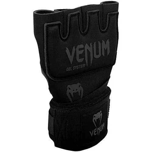 Venum Kontact Gel Glove Wraps Black/Black One Size | Integrated Gel Padding for Shock Absorption thumbnail 2
