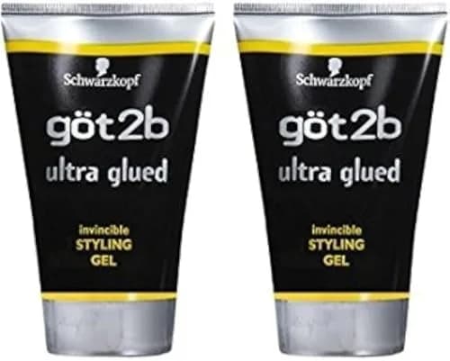 Got2B Ultra Glued Invincible Styling Gel, 2 Pack | Strong Hold for All Hair Types thumbnail 1