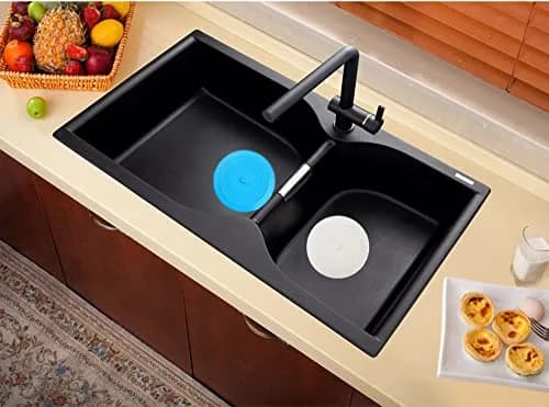 V-TOP Bath Tub Drain Stopper 2 Pack, 6 inch Silicone Drain Cover Tub Plug | Universal Fit for Kitchen & Bathroom thumbnail 5