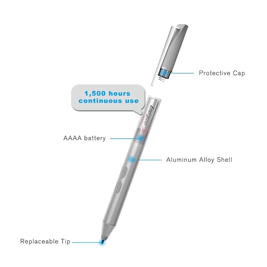 tesha Surface Pen with Eraser & Right-Click, 1024 Pressure, 4.9-inch (12.4 cm) Length | Compatible with Microsoft MPP Devices - view 6