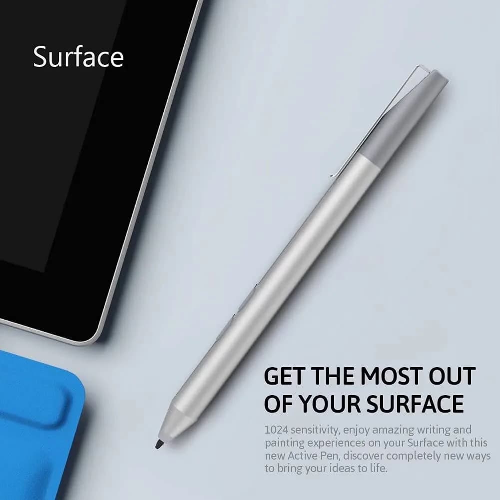 tesha Surface Pen with Eraser & Right-Click, 1024 Pressure, 4.9-inch (12.4 cm) Length | Compatible with Microsoft MPP Devices - view 7