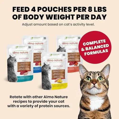 almo nature HQS Complete CAT Wet Cat Food Chicken Dinner with Apple in Jelly - Grain-Free, 1.94 oz (Pack of 12) | Natural & Digestible thumbnail 6