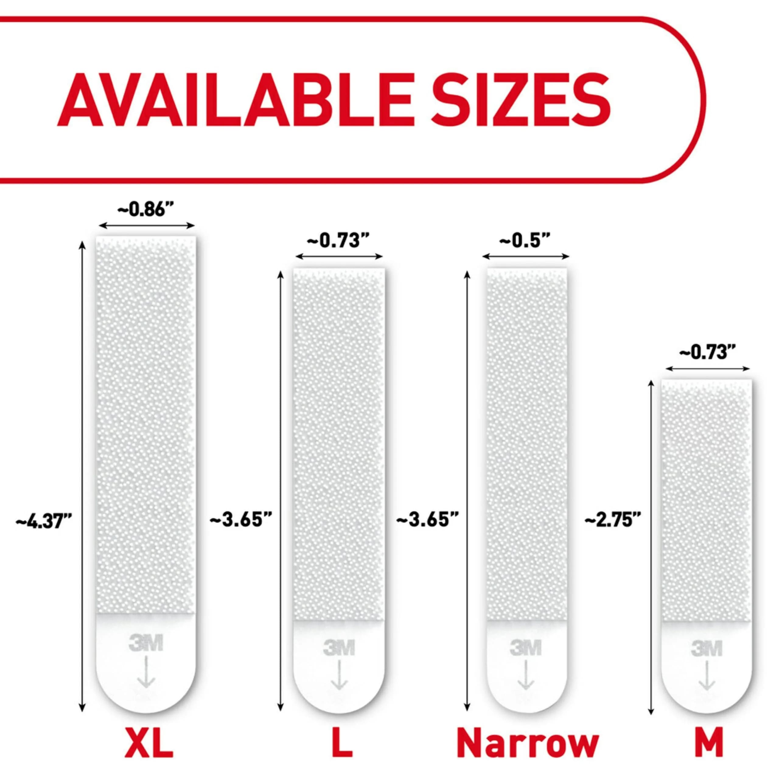 Command Small Picture Hanging Strips 36 Strips (18 Pairs) | Holds 4 lb Frames, Damage-Free Wall Hanging - view 7