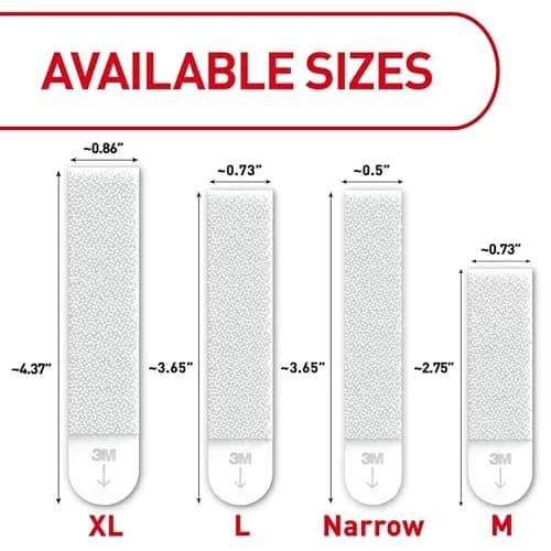 Command Small Picture Hanging Strips 36 Strips (18 Pairs) | Holds 4 lb Frames, Damage-Free Wall Hanging thumbnail 7