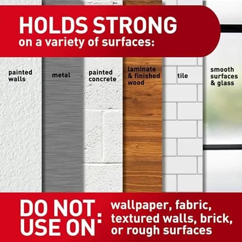 Command Small Picture Hanging Strips 36 Strips (18 Pairs) | Holds 4 lb Frames, Damage-Free Wall Hanging thumbnail 3
