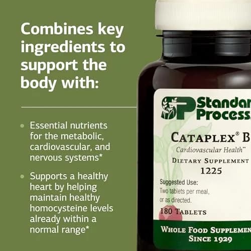 Standard Process Cataplex B 180 Tablets | Supports Nervous & Heart Health, Energy Production thumbnail 4