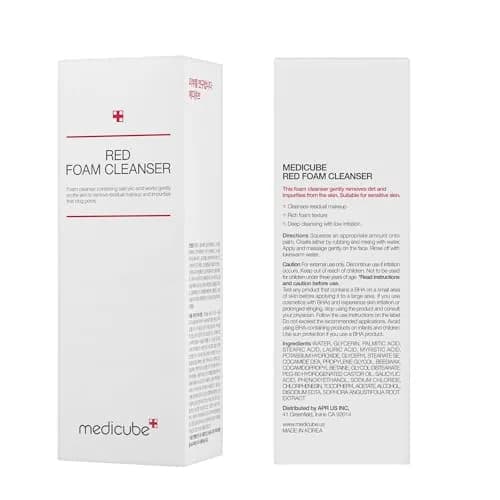 medicube Red Foam Cleanser 120ml (4.05 Fl Oz) | Deep Cleansing with Salicylic Acid thumbnail 8