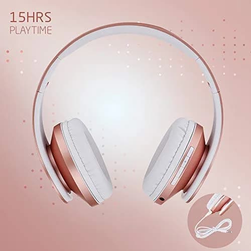 PowerLocus Kids Over-Ear Bluetooth Headphones | Safe 85DB Volume, 15H Play, Foldable, Micro SD Mode thumbnail 8