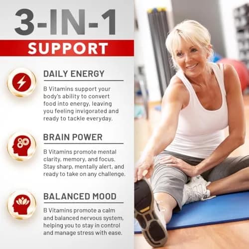 Divine Bounty Vitamin B Complex, 90 Capsules | All B Vitamins in One Potent Capsule thumbnail 5