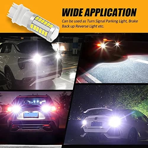 Auxbeam 3157 LED Bulbs White 4000 Lumens (Pack of 2) | Brighter Backup & Reverse Lights thumbnail 6