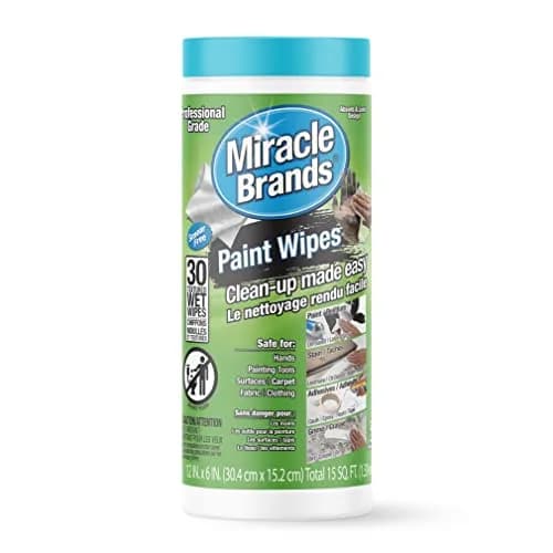 MiracleWipes Surface Cleaning Wipe 30 Count | Fast Cleanup for Paint & Grime, Made in USA thumbnail 1