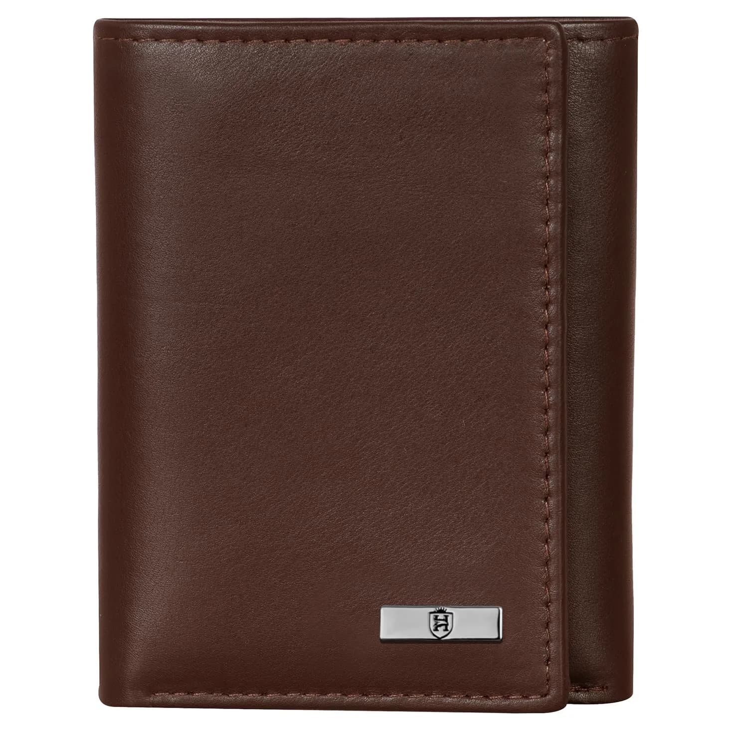 HORNBULL Trifold Leather Wallet for Men - Premium Top Grain Leather, Casual Style, 2 Compartments, 5 Card Slots, Brown | RFID Protected — Brown