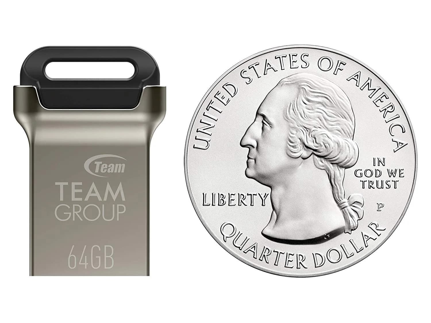 TEAMGROUP C162 32GB USB 3.2 Gen 1 Flash Drive | Metal, Capless, Waterproof - view 7