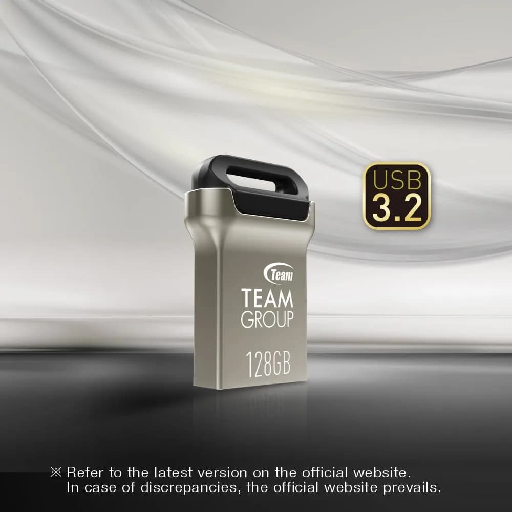 TEAMGROUP C162 32GB USB 3.2 Gen 1 Flash Drive | Metal, Capless, Waterproof - view 2