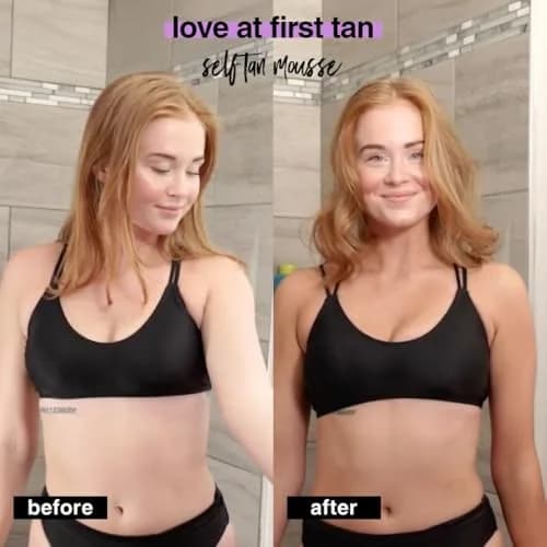 B.TAN Violet Self Tanner Mousse 200ml (6.7 Fl Oz) | Color Correcting Fake Tan Foam thumbnail 5