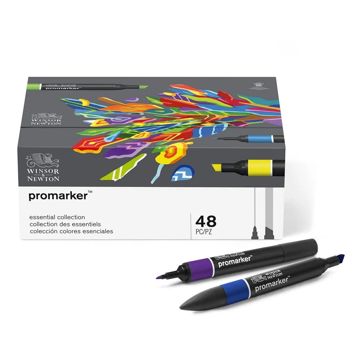 Winsor & Newton Promarker Essential Collection Set of 48 | Alcohol-Based Markers for Art & Craft - view 5