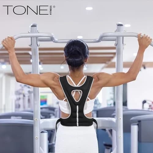 Tone Fitness 8lb Weighted Vest | Adjustable Neoprene Workout Vest for Men & Women thumbnail 5