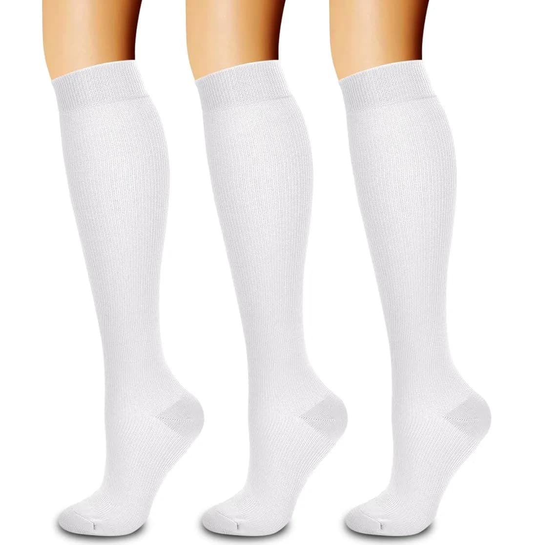 Laite Hebe Medical Compression Socks 3 Pack | Graduated 15-20 mmHg Support for Men & Women in India