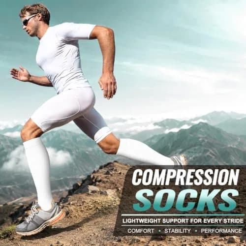 Laite Hebe Medical Compression Socks 3 Pack | Graduated 15-20 mmHg Support for Men & Women in India thumbnail 4