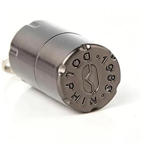 UOOPHEE Kerosene Lighter | Small Waterproof Metal Capsule, 2.5cm Height, Black thumbnail 3