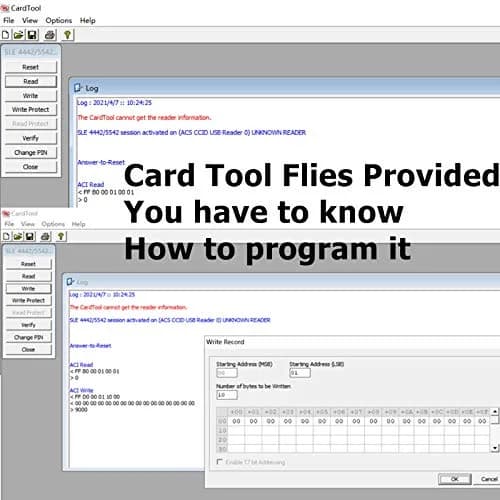 XCRFID ACR38_I1 USB Smart Card Reader Writer with 2x SLE4442 Chip Cards & SDK Kit | Professional Engineer Tool thumbnail 4