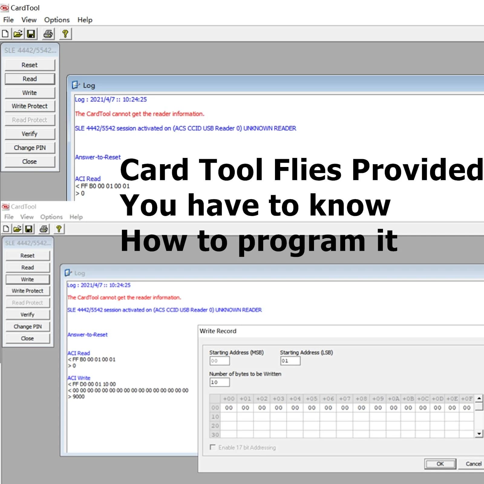 XCRFID ACR38_I1 USB Smart Card Reader Writer with 2x SLE4442 Chip Cards & SDK Kit | Professional Engineer Tool - view 4
