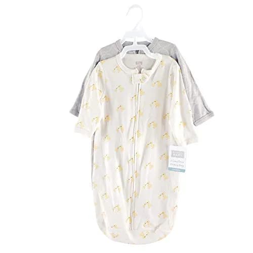 Hudson Baby Unisex Cotton Long-Sleeve Wearable Sleeping Bag Sack Blanket Duck 0-3 Months thumbnail 2