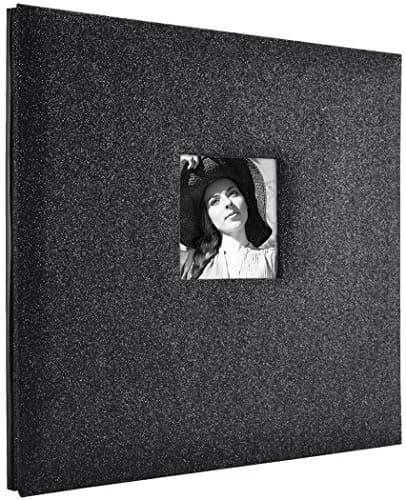MCS Expandable Glitterscrapbook Album, 12x12, Black Diamond | Acid-Free, Expandable, Stylish thumbnail 1