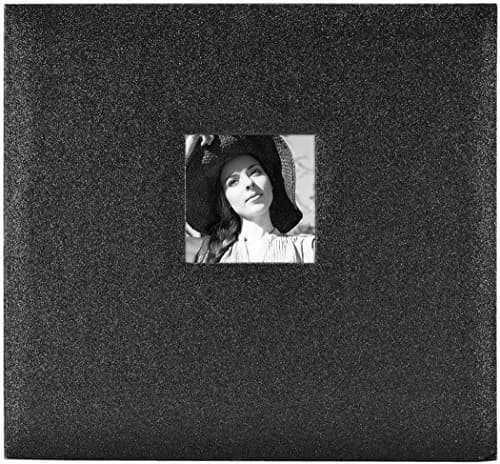 MCS Expandable Glitterscrapbook Album, 12x12, Black Diamond | Acid-Free, Expandable, Stylish thumbnail 2