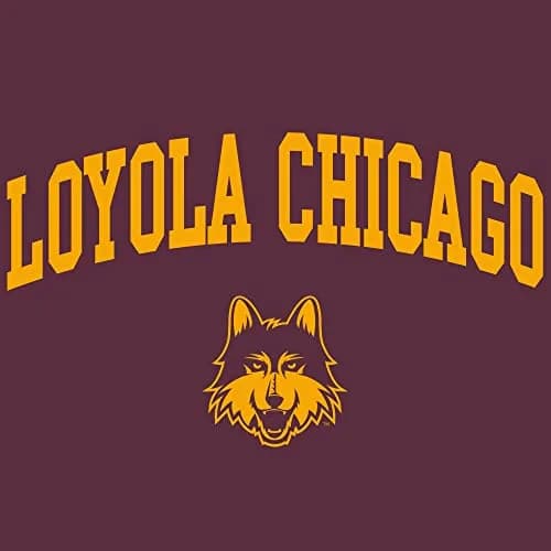 Underground Printing Loyola Chicago Arch Logo Tee - MD - Maroon | Unisex College T-Shirt thumbnail 4