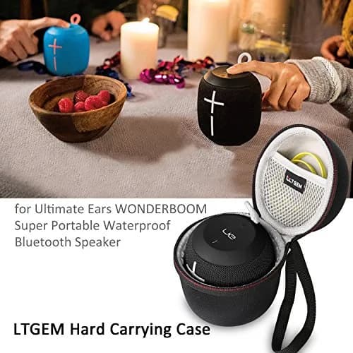L LTGEM Case for Ultimate Ears WONDERBOOM 4 Waterproof Speaker, Black/Gray | Shock-Resistant & Waterproof thumbnail 7