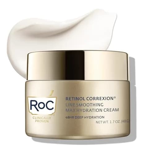 RoC Retinol Correxion Max Daily Hydration Face Moisturizer 50ml (1.7 Fl Oz) | Oil-Free Anti-Aging Cream for Fine Lines — 1.7 Ounce