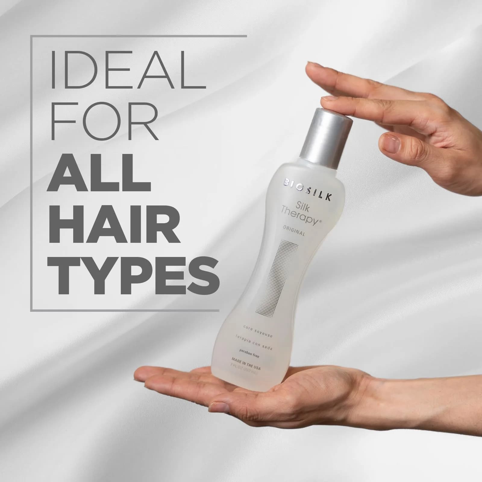 BioSilk Silk Therapy Original Leave-In Hair Treatment 207ml (7 Fl Oz) | Repairs, Smooths & Protects All Hair Types - view 6