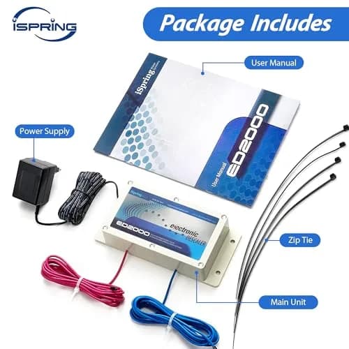 iSpring ED2000 Whole House Water Descaler 1 Count (Pack of 1) | Salt-Free Electronic Hard Water Conditioner for Pipes thumbnail 8