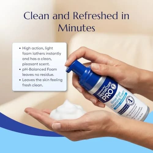 Welmedix No Rinse Cleansing Foam 450ml (15 Fl Oz) | Hospital Grade 3-in-1 Body Wash & Shampoo for Sensitive Skin thumbnail 7