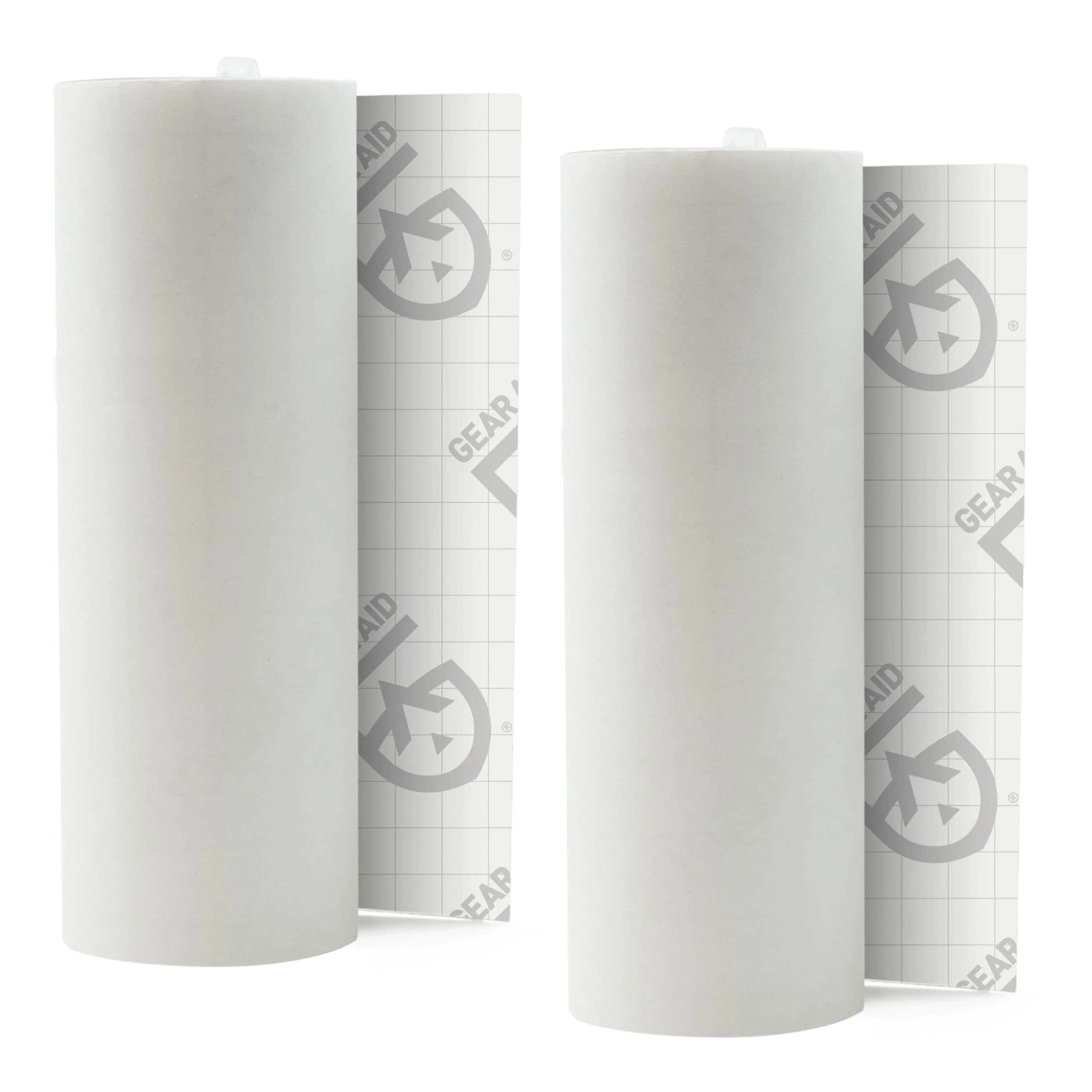 GEAR AID Tenacious Tape Nylon Fabric Repair 3" x 20" Orange | Waterproof & Washable Outdoor Gear Patch — Clear / 3" × 20" (2 Rolls)
