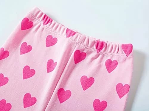 Dolphin&Fish Girls Pajamas Owl Little Kids Pjs Sets 100% Cotton Size 7 Pink | Snug Fit for Safe Sleep thumbnail 5