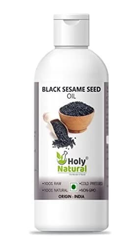 Holy Natural Black Sesame Seed Oil 100ml (3.38 Fl Oz) | Natural Skin Moisturizer thumbnail 1