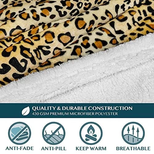 PAVILIA Wearable Blanket with Sleeves & Pocket for Women & Men | Soft Fleece Snuggle Throw with Sherpa Trim, Cozy Couch Robe, Gift Idea (70-120 chars) thumbnail 8