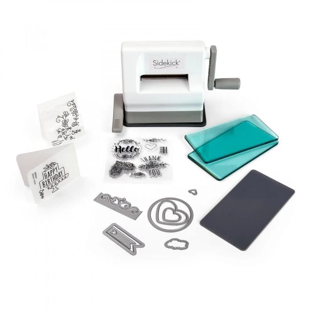 Sizzix Sidekick Starter Kit 661770 Portable Manual Die Cutting & Embossing Machine 17.5cm (6.89") Opening | Arts & Crafts — Sidekick Starter Kit